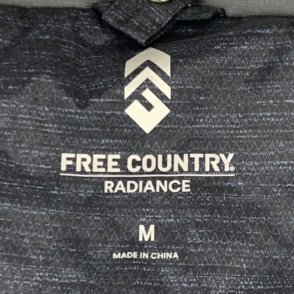 Free Country‎ Women's [Size Medium] Black & Green Hooded Jacket - Picture 9 of 14